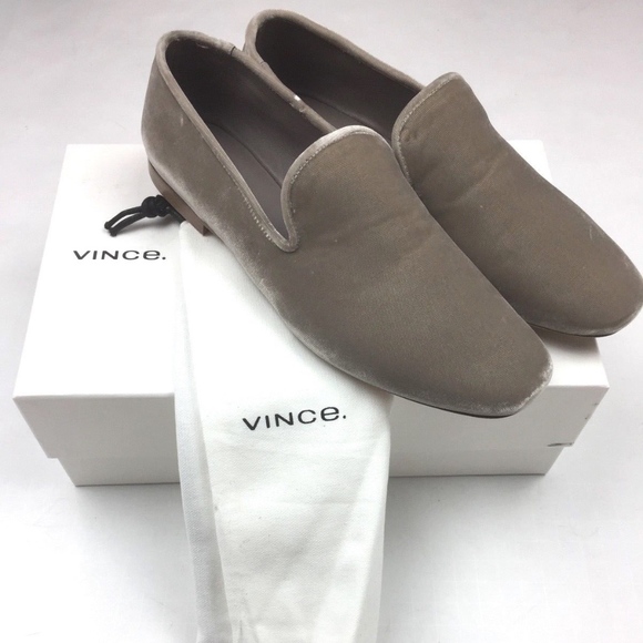 vince velvet loafers